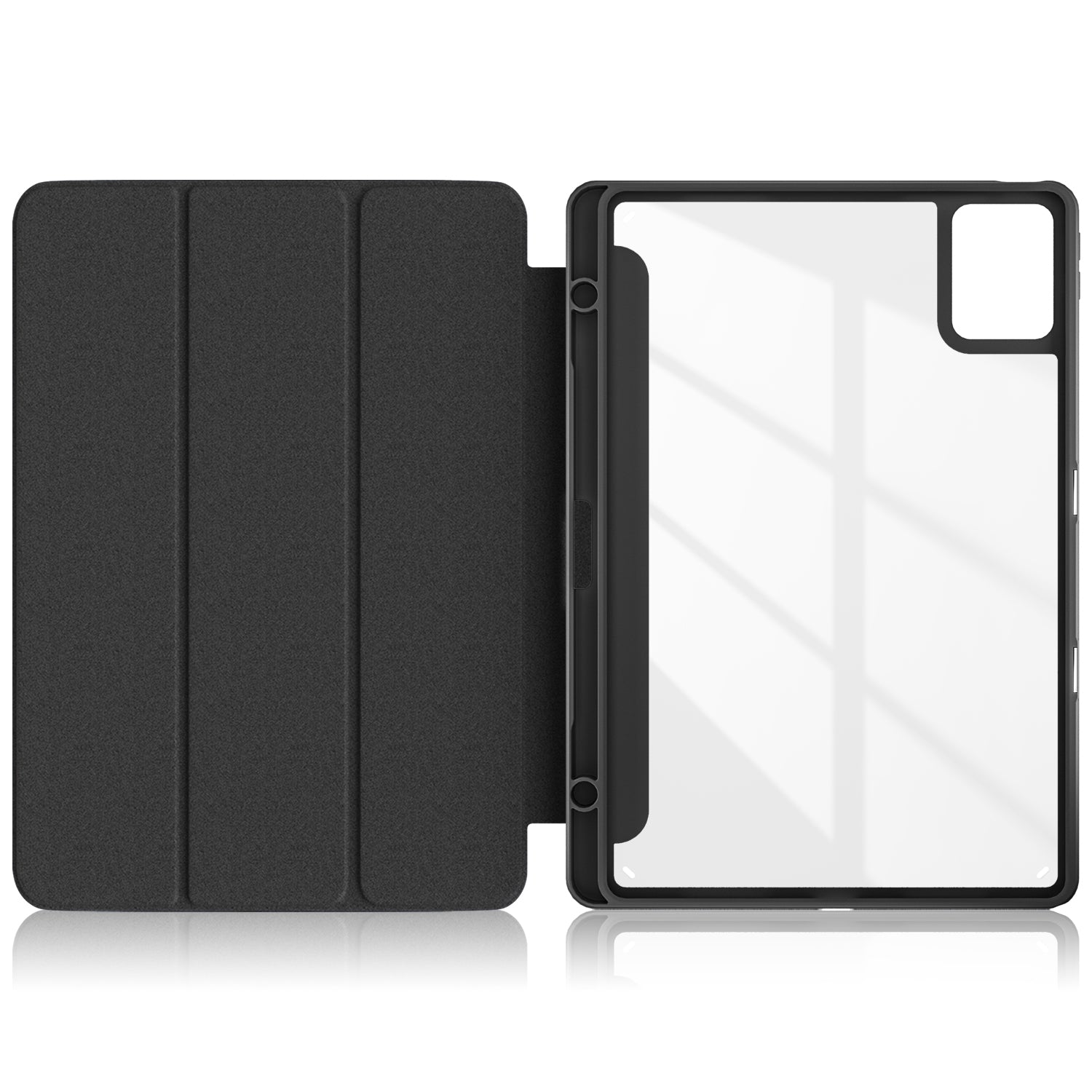 For Lenovo Tab M11 / Xiaoxin Pad 11 2024 330 Case Skin-Touch Tri-fold Stand Tablet Smart Cover For Lenovo Tab M11 / Xiaoxin Pad 11 2024 330 Case Skin-Touch Tri-fold Stand Tablet Smart Cover